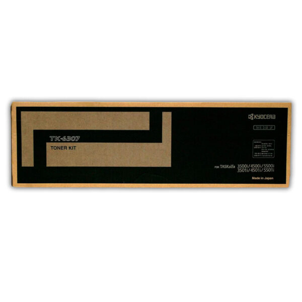 Toner Kyocera TK-6307 Negro 35K Pág. 3500i, 4500i Original Toner Kyocera TK-6307 Negro 35K Pág. 3500i, 4500i Original