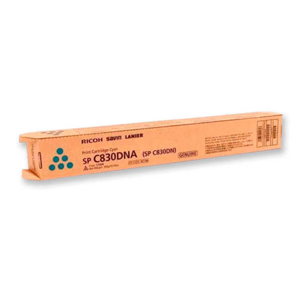 Toner Ricoh 821184 Cian 16K Pág. SP C830DN, C831DN Original Toner Ricoh 821184 Cian 16K Pág. SP C830DN, C831DN Original