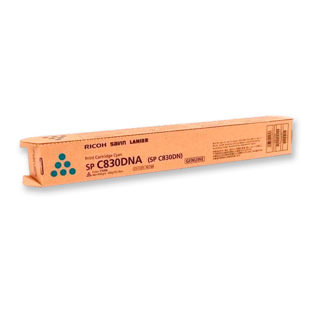 Toner Ricoh 821184 Cian 16K Pág. SP C830DN, C831DN Original