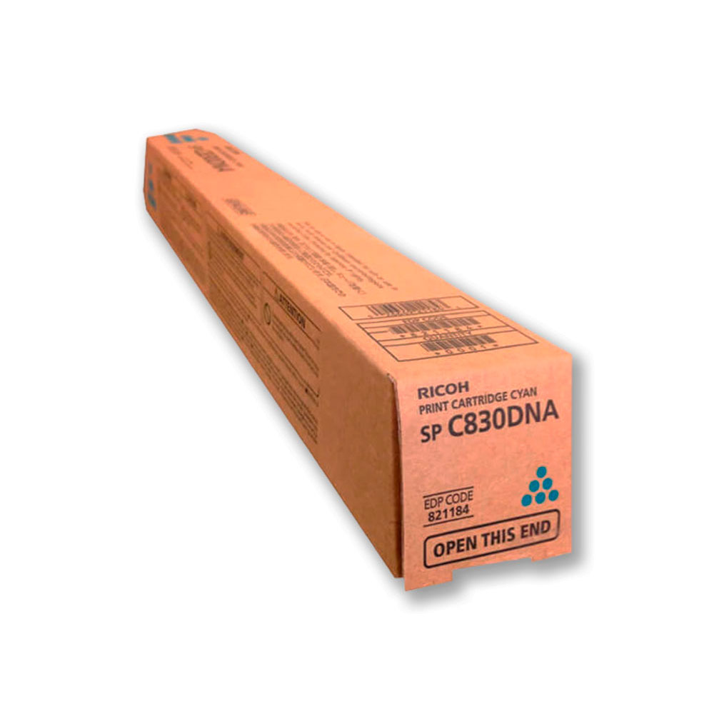 1603-001421-2 Toner Ricoh 821184 Cian 16K Pág. SP C830DN, C831DN Original - Imagen 2