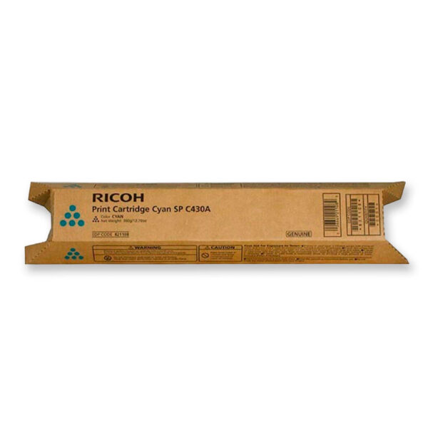 Toner Ricoh 821108 Cian 15K Pág. SP C430A, C431 Original Toner Ricoh 821108 Cian 15K Pág. SP C430A, C431 Original