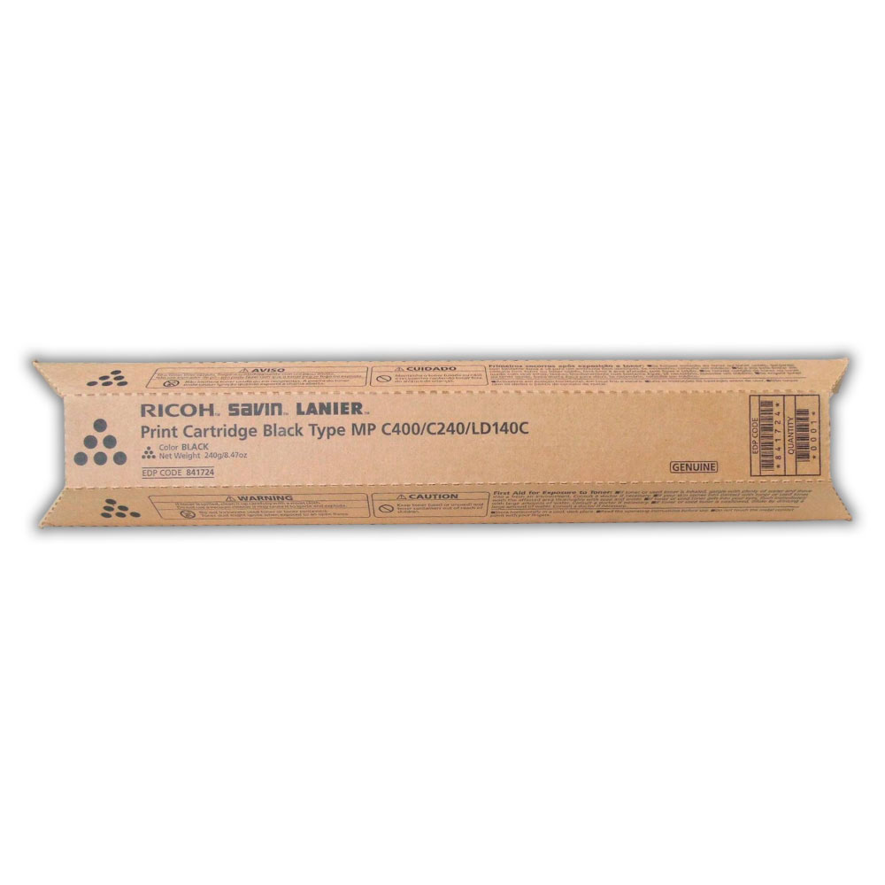 Toner Ricoh 841724 Negro 8.3K Pág. MP C300, C401 Original