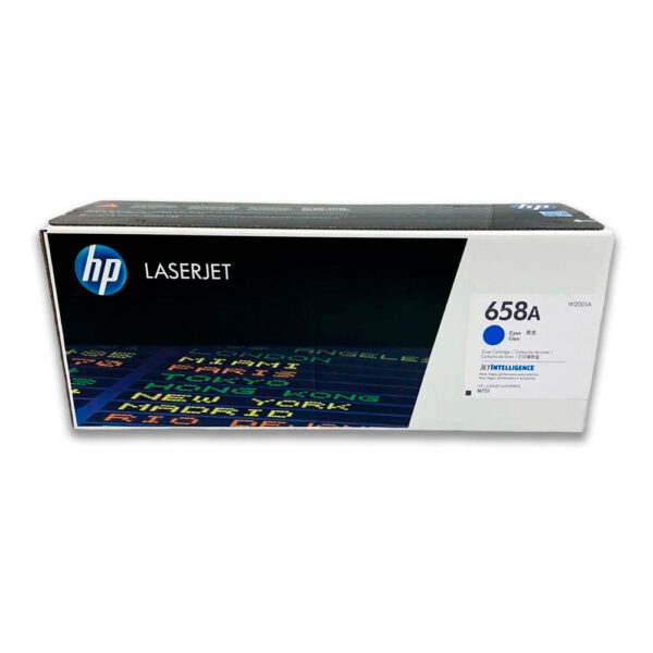 Toner Hp 658A Cian W2001A 6K Pág. LaserJet M751DN Original Toner Hp 658A Cian W2001A 6K Pág. LaserJet M751DN Original
