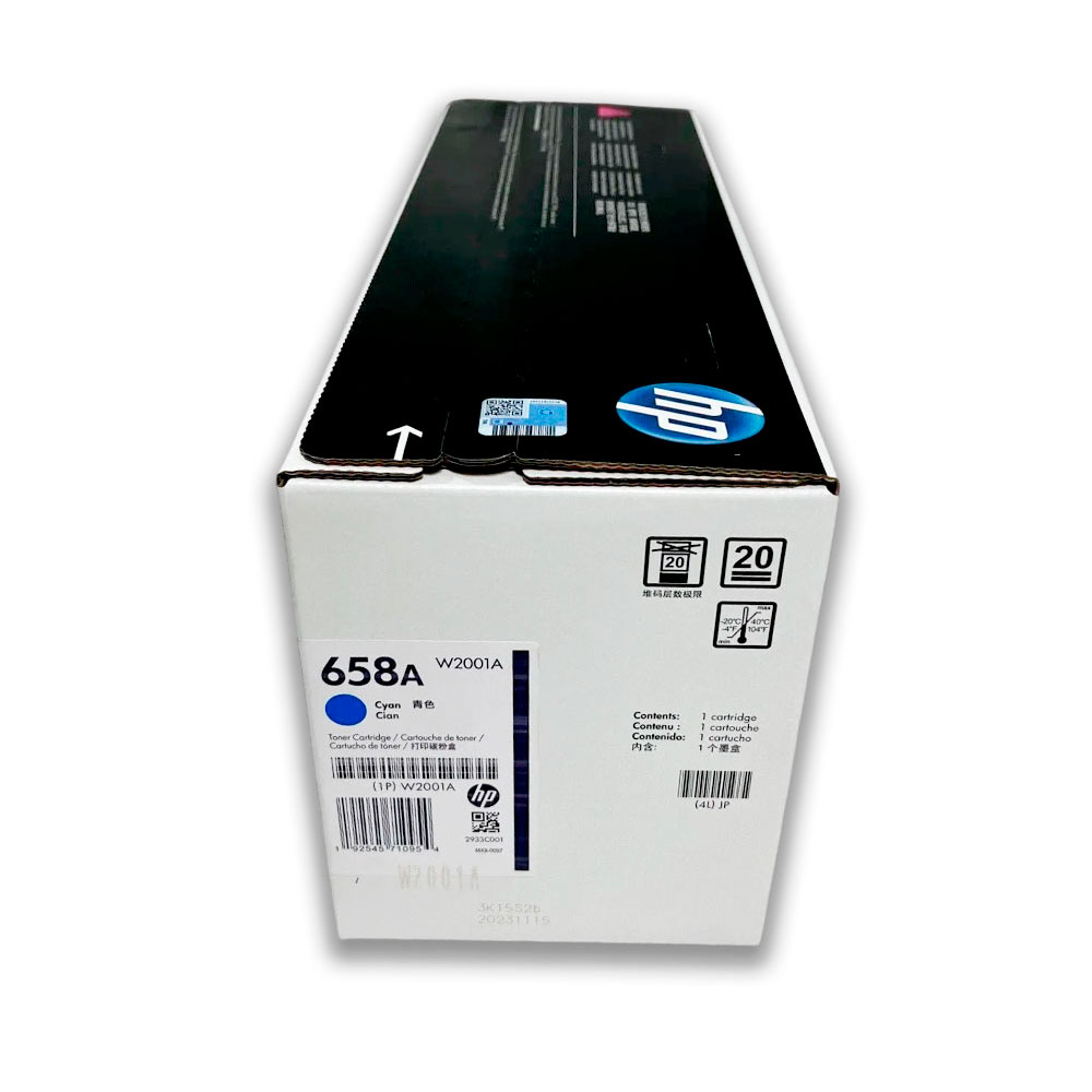 1604-001462-2 Toner Hp 658A Cian W2001A 6K Pág. LaserJet M751DN Original - Imagen 2