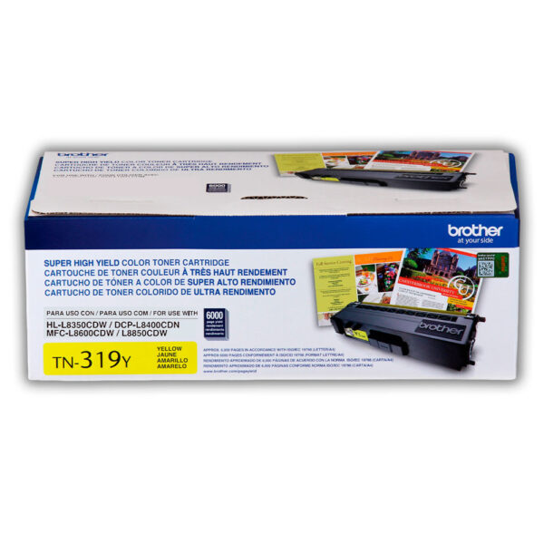Toner Brother TN-319Y Yellow 6K Pág. Hl-L8350 Original Toner Brother TN-319Y Yellow 6K Pág. Hl-L8350 Original
