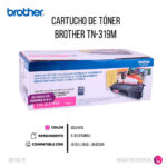 Toner Brother TN-319M Magenta 6K Pág. HL-L8350 Original - Imagen 2