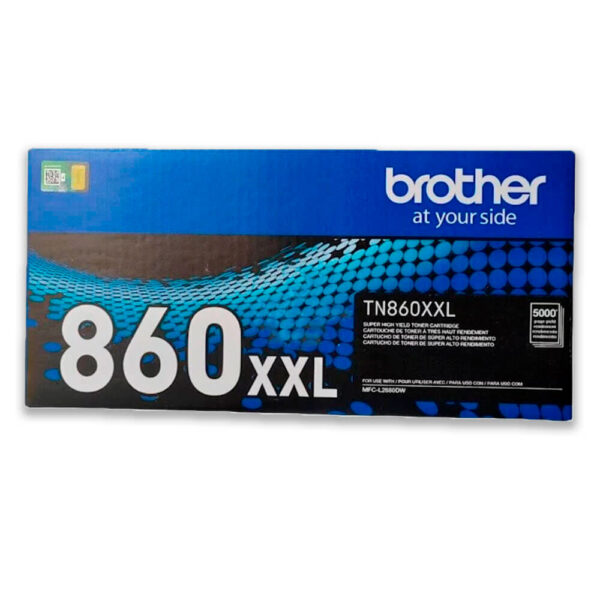 Toner Brother TN860XXL Negro 5K Pág. MFC-L2880DW Original Toner Brother TN860XXL Negro 5K Pág. MFC-L2880DW Original