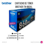 Toner Brother TN860XXL Negro 5K Pág. MFC-L2880DW Original - Imagen 2