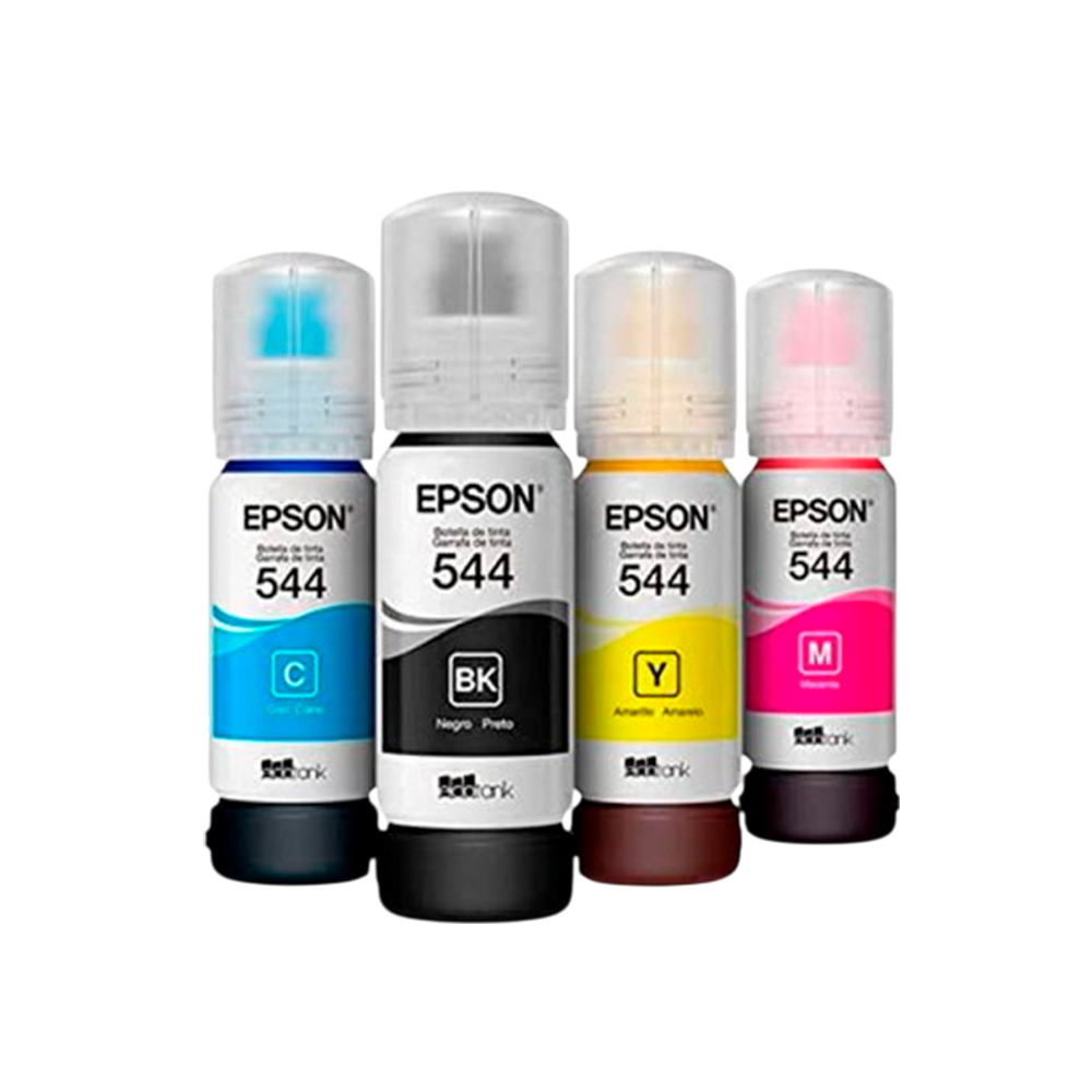 1604-001507-2 Kit Tintas Epson T554 y T555 Negro y colores 70ml L8160 Original - Imagen 2