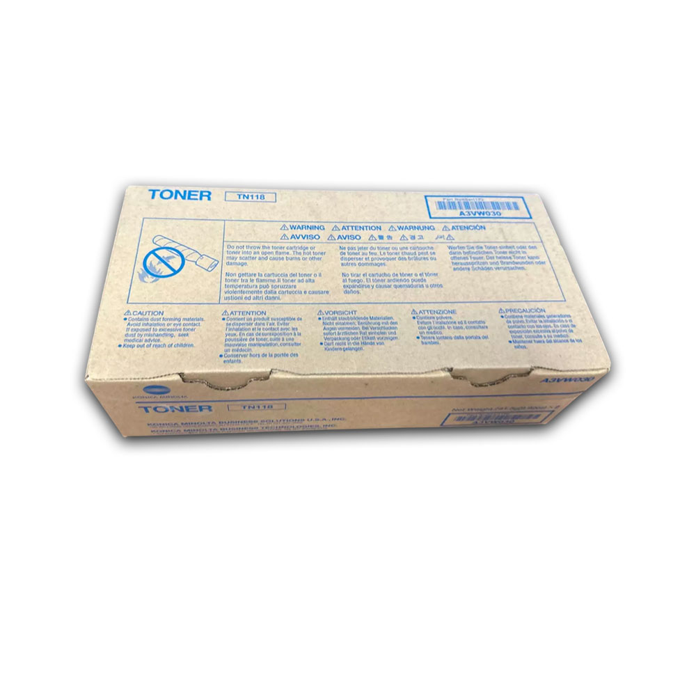 1604-001534-2 Toner Konica Minolta TN-118 Negro 12K pag 226 Original - Imagen 2