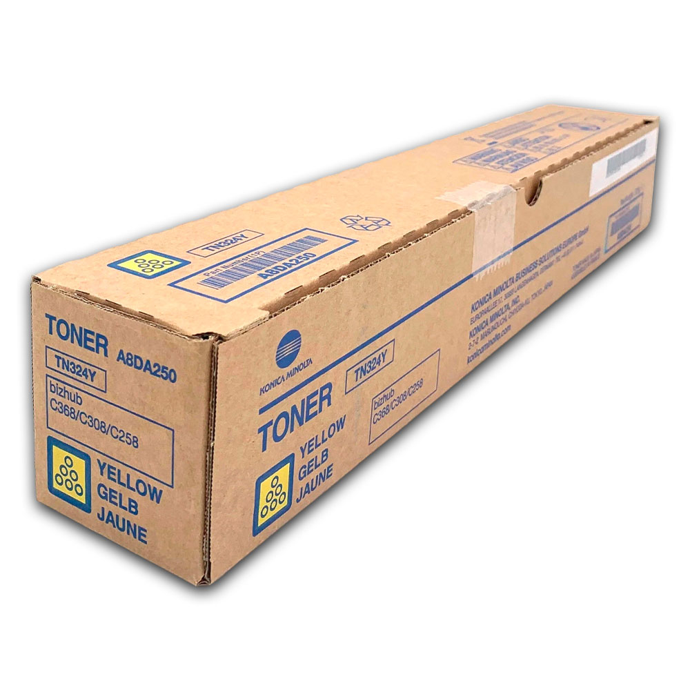 1604-001553-2 Tóner Konica Minolta TN-324Y Yellow 26K Pag C258 original - Imagen 2