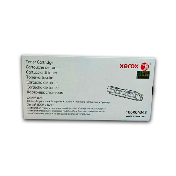 Toner Xerox 106R04348 Negro 3.000 Pág. B215 Original Toner Xerox 106R04348 Negro 3.000 Pág. B215 Original