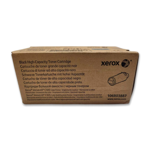 Toner Xerox 106R03887 Black 12100 Pág. C505 Original