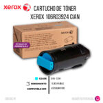 Toner Xerox 106R03924 Cyan 16,800 Pág. C600 Original - Imagen 2