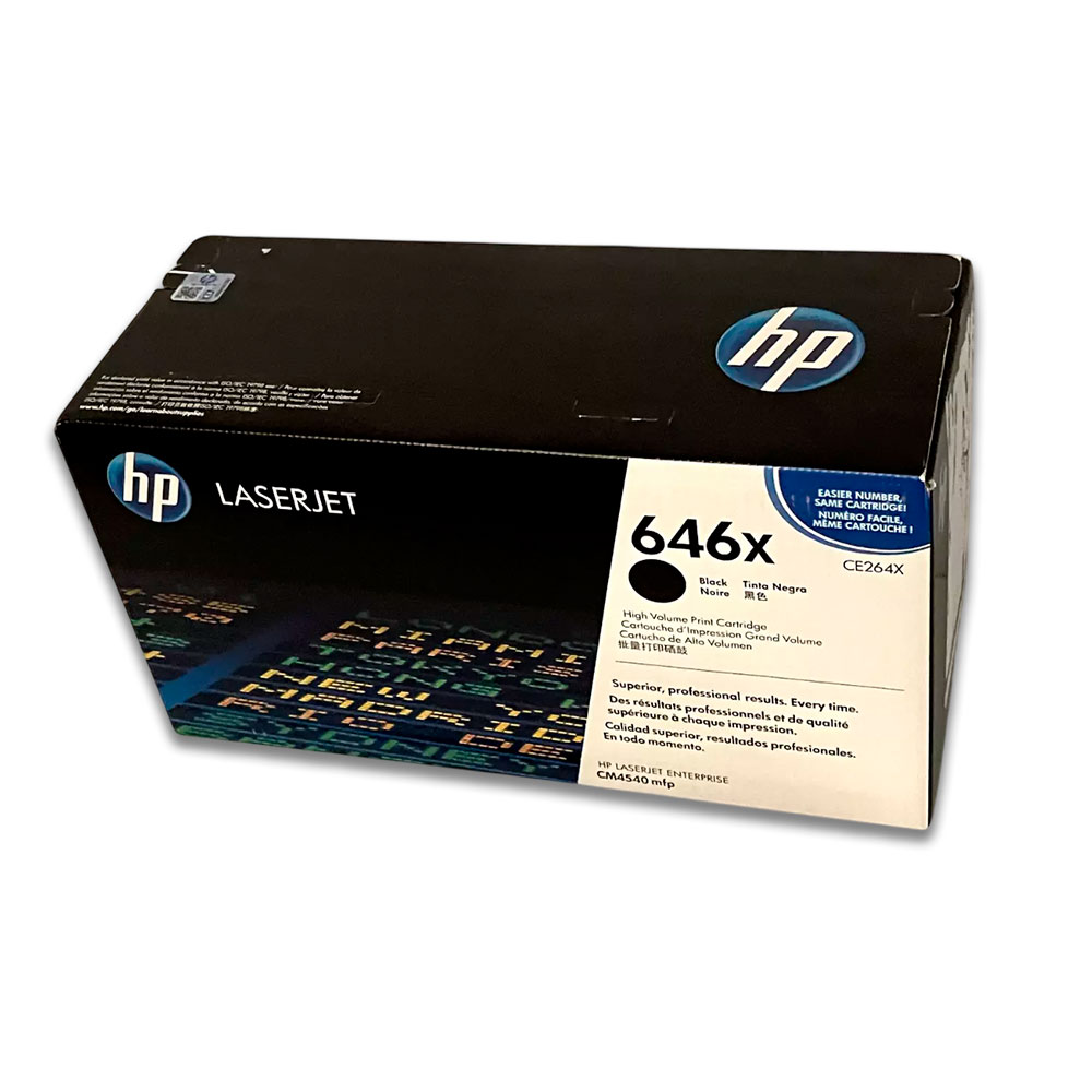1605-515353-2 Toner Hp 646X Negro Ce264X 17K Pág. CM4540 Original - Imagen 2