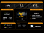 MONITOR ASUS TUF Gaming VG27AQL5A, 27 pulgadas, 2K QHD(2560x1440), 210Hz(OC) - Imagen 2