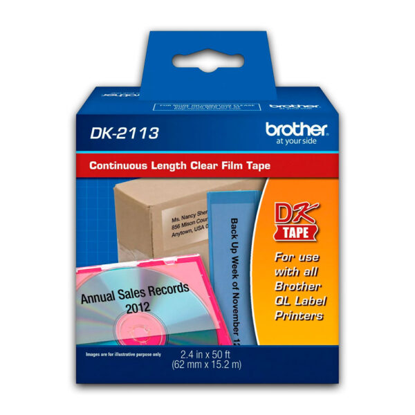 Rollo Cont. Brother Dk-2113 62mm x 15.24 M QL-800 Original Rollo Cont. Brother Dk-2113 62mm x 15.24 M QL-800 Original