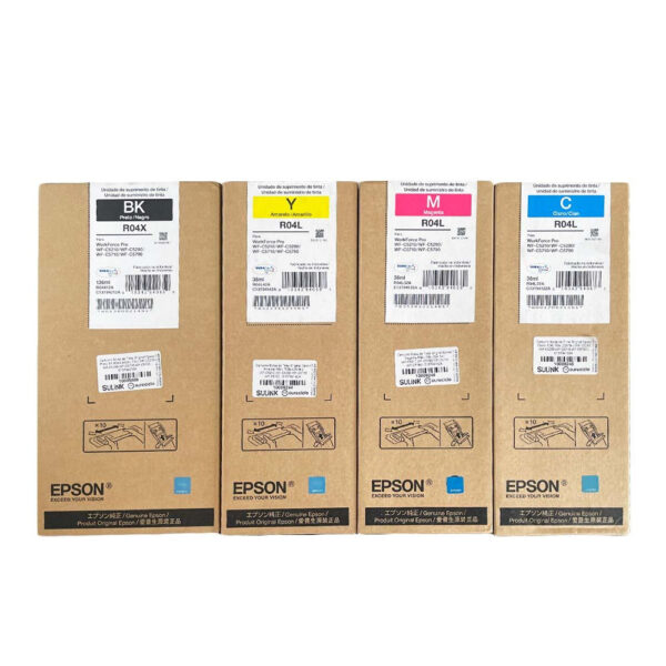 Kit Tintas Epson T942 y T941 Color mas negro 250ml wf-C5710 Original Kit Tintas Epson T942 y T941 Color mas negro 250ml wf-C5710 Original