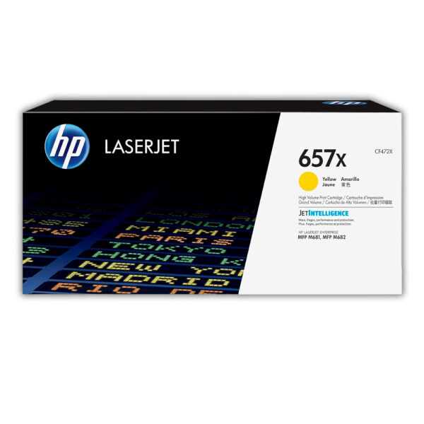Toner Hp Cf472X (657X) Yellow M681, M682 23000 pág Original Toner Hp Cf472X (657X) Yellow M681, M682 23000 pág Original