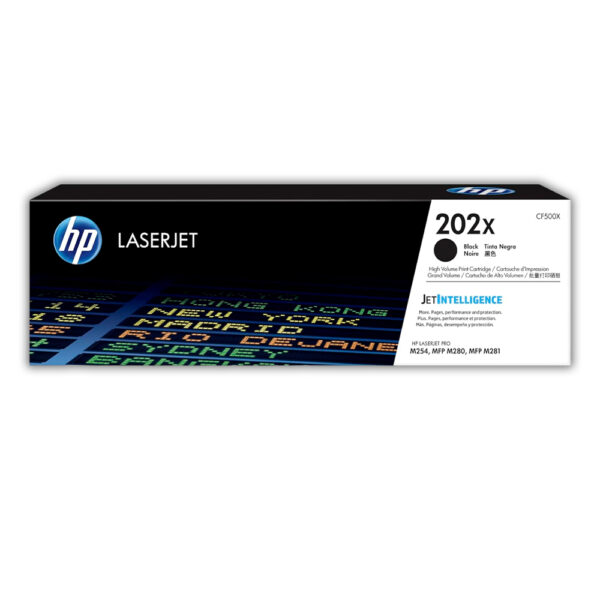 Toner Hp Cf500X (202X) Negro M254dw, M254dn 3200 pág Original Toner Hp Cf500X (202X) Negro M254dw, M254dn 3200 pág Original