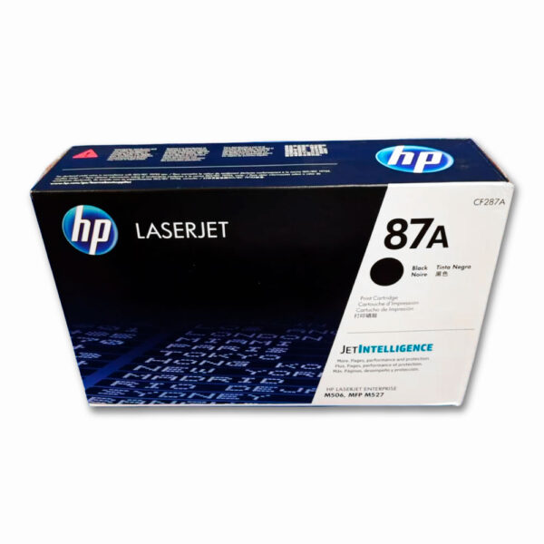 Toner Hp Cf287A (87A) Negro M527, M506 8,550 pág Original Toner Hp Cf287A (87A) Negro M527, M506 8,550 pág Original