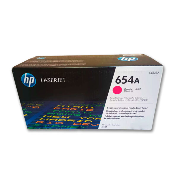 Toner Hp Cf333A (654A) Magenta M680, M651 15,000 pág Original Toner Hp Cf333A (654A) Magenta M680, M651 15,000 pág Original