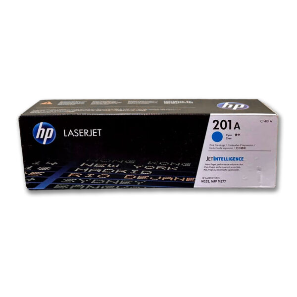Toner Hp Cf401A (201A) Cyan M252n, M274n 1,400 pág Unico Toner Hp Cf401A (201A) Cyan M252n, M274n 1,400 pág Unico