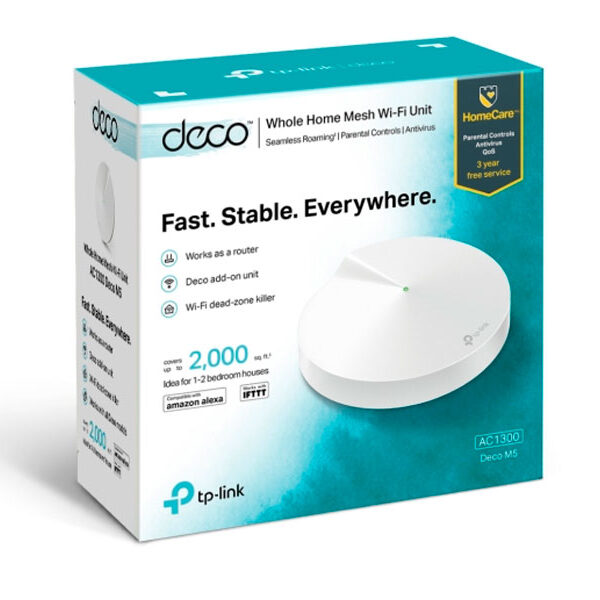 DECO TP-LINK WIFI SYSTEM M5-1 AC1300 X1 DECO TP-LINK WIFI SYSTEM M5-1 AC1300 X1