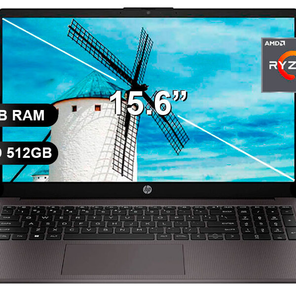 LAPTOP HP 255 G10 RYZEN5 7520U 2.8/ 4.3GHZ/ 8GB/ SSD512GB/ 15.6/ FREE/ A12HBLT LAPTOP HP 255 G10 RYZEN5 7520U 2.8/ 4.3GHZ/ 8GB/ SSD512GB/ 15.6/ FREE/ A12HBLT