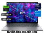 LAPTOP WS HP ZBOOK 8G1I ULTRA 7-255H/ 32GB/ SSD1TB/ RTX500 4GB/ W11P/ BN4E7LT/ 16