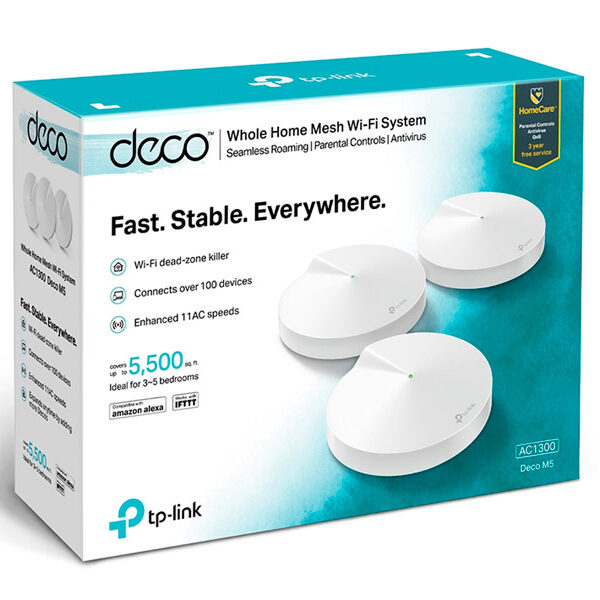 MESH TP-LINK DECO M5-3 AC1300 3-PACK MESH TP-LINK DECO M5-3 AC1300 3-PACK