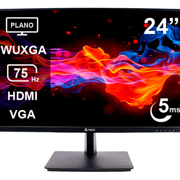 MONITOR TEROS TE-2419CS IPS 75HZ/ 5MS/ HDMI/ VGA/ 24