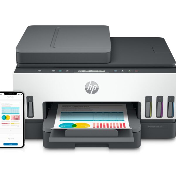 IMPRESORA MULTIFUNCIONAL HP SMART TANK 750 WIFI/BT/LAN IMPRESORA MULTIFUNCIONAL HP SMART TANK 750 WIFI/BT/LAN