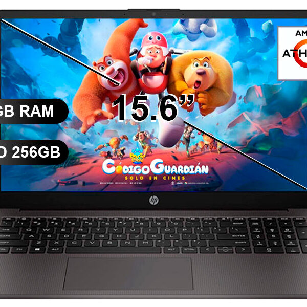 LAPTOP HP 255 G10 ATHLON 7120U/ 8GB/ SSD256GB/ FREE/ 15.6/ 9E527LA