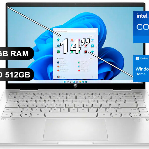 NB HP PAVILION X360 14-EK1001LA/ I7-1355U/ 16GB/ 512GB/ W11H/ 827F6LA/ 14 NB HP PAVILION X360 14-EK1001LA/ I7-1355U/ 16GB/ 512GB/ W11H/ 827F6LA/ 14