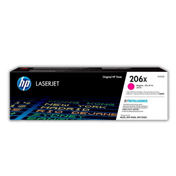Toner Hp W2113X (206X) Magenta M255dw M255nw 2,450 Pag Original Toner Hp W2113X (206X) Magenta M255dw M255nw 2,450 Pag Original