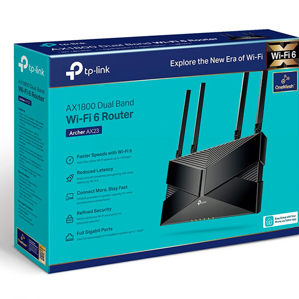 ROUTER TP-LINK ARCHER AX23 DUAL BAND WI-FI 6 AX1800 ROUTER TP-LINK ARCHER AX23 DUAL BAND WI-FI 6 AX1800