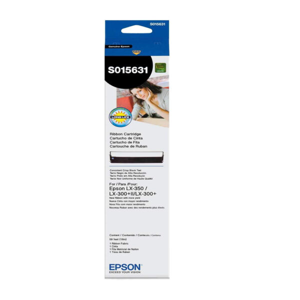 Cinta Epson S015631 Para Lx-350 Edg Cinta Epson S015631 Para Lx-350 Edg