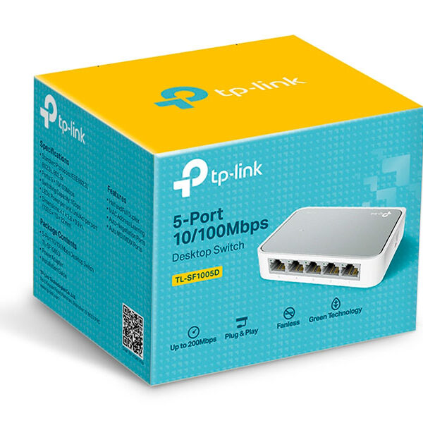 SWITCH TP-LINK 5PORT 10/100 TL-SF1005D SWITCH TP-LINK 5PORT 10/100 TL-SF1005D