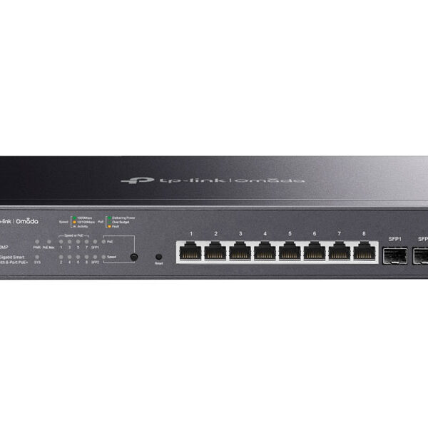 SWITCH TP-LINK OMADA SG2210MP 10PORT GIGABIT SMART 8-PORT POE+ SWITCH TP-LINK OMADA SG2210MP 10PORT GIGABIT SMART 8-PORT POE+