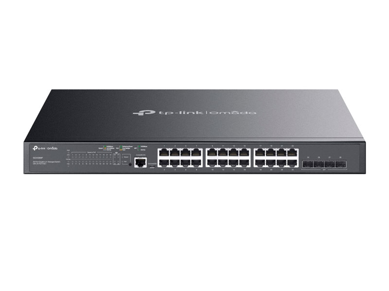 SWITCH TP-LINK OMADA SG3428MP 28PORT GIGABIT L2+ 24-PORT POE+ SWITCH TP-LINK OMADA SG3428MP 28PORT GIGABIT L2+ 24-PORT POE+