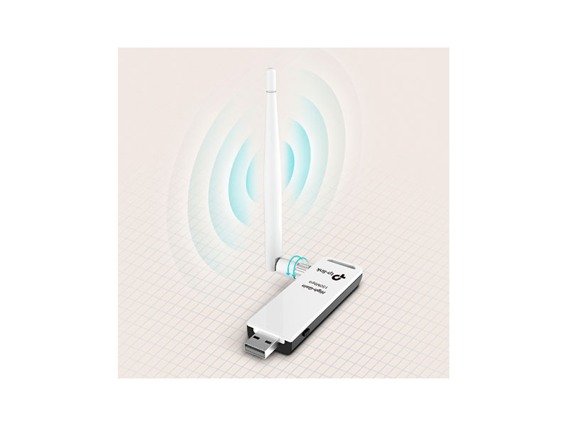 T.DE-RED-TP-LINK-150MB-WN722N-ADAPTER-2 TARJETA DE RED TP-LINK 150MB WN722N ADAPTER USB INALAMBRICO - Imagen 2