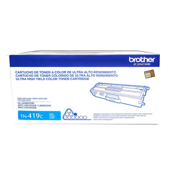 Toner Brother Tn-419C Lc-8900Cdw (9000 Pags) Toner Brother Tn-419C Lc-8900Cdw (9000 Pags)