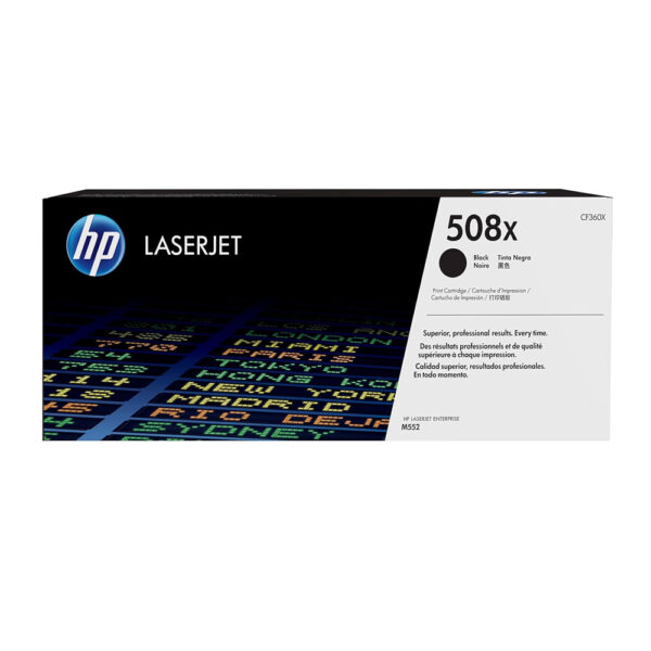 Toner Hp Cf360X (508X) Mfp M553 Black 12.5Kpg. Toner Hp Cf360X (508X) Mfp M553 Black 12.5Kpg.