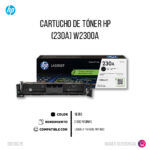 Toner Hp W2300A (230A) Black  4203, 4303 2000 Pag Original - Imagen 2