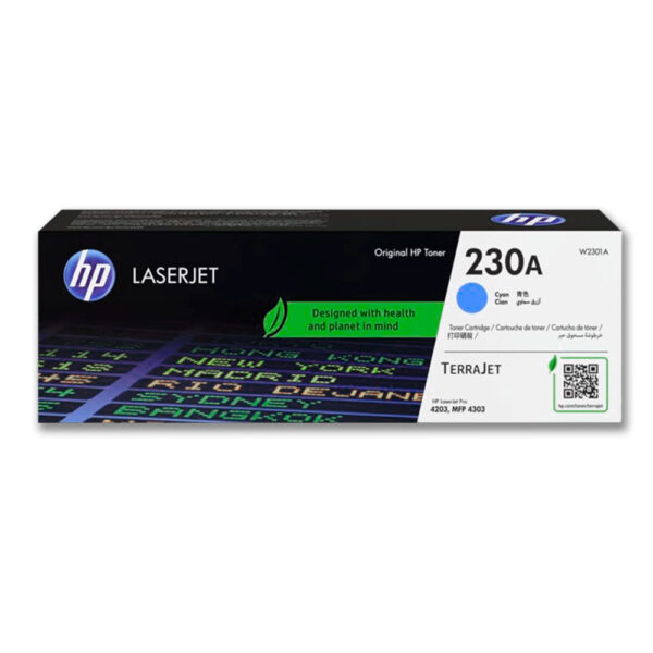 Toner Hp W2301A (230A) Cyan  4203 1,800 Pags Unico Toner Hp W2301A (230A) Cyan  4203 1,800 Pags Unico