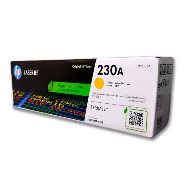 Toner Hp W2302A (230A) Yellow 4203cdn 4203dn 1,800 Pags Original Toner Hp W2302A (230A) Yellow 4203cdn 4203dn 1,800 Pags Original