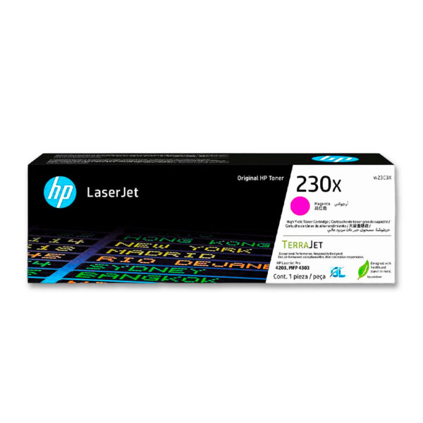 Toner Hp W2303X (230X) 4201 4202 5500 pág Magenta Toner Hp W2303X (230X) 4201 4202 5500 pág Magenta